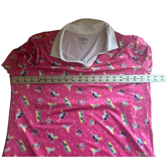 Vibrant Pink Patterned Women's Skort - Picture 9 of 15